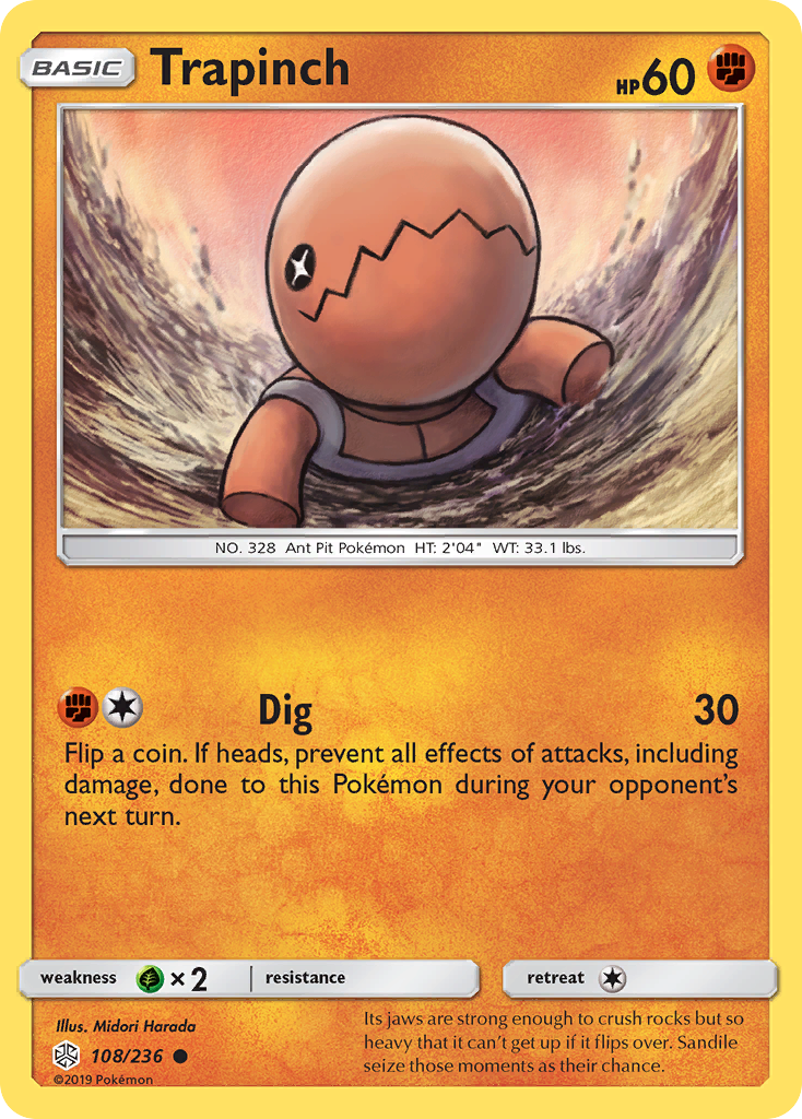 Cosmic Eclipse Trapinch #108/236